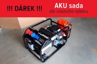 Rámová profesionální elektrocentrála TP 15 HP s podvozkem