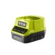 Ryobi RC18120 -18 V nabíječka (2 Ah / 60 min) ONE+ Ryobi RC18120 -18 V nabíječka (2 Ah / 60 min) ONE+