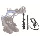 Scheppach SET pohonu pro zemní vrtáky + zemní vrtáky 100 a 200 mm Scheppach SET pohonu pro zemní vrtáky + zemní vrtáky 100 a 200 mm
