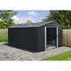 Riwall PRO RMSA 12x10 Anthracite - zahradní domek kovový 3 x 3,7 m se sedlovou střechou Riwall PRO RMSA 12x10 Anthracite - zahradní domek kovový 3 x 3,7 m se sedlovou střechou