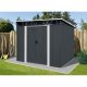 Riwall PRO RMSP 9x8 Anthracite LUX - zahradní domek kovový 2,4 x 2,8 m s pultovou střechou Riwall PRO RMSP 9x8 Anthracite LUX - zahradní domek kovový 2,4 x 2,8 m s pultovou střechou